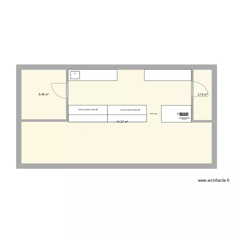 ENTRE PARENTHESE FINDROL. Plan de 3 et 51 m² ENTRE PARENTHESE FINDROL. Plan de 3 et 51 m²