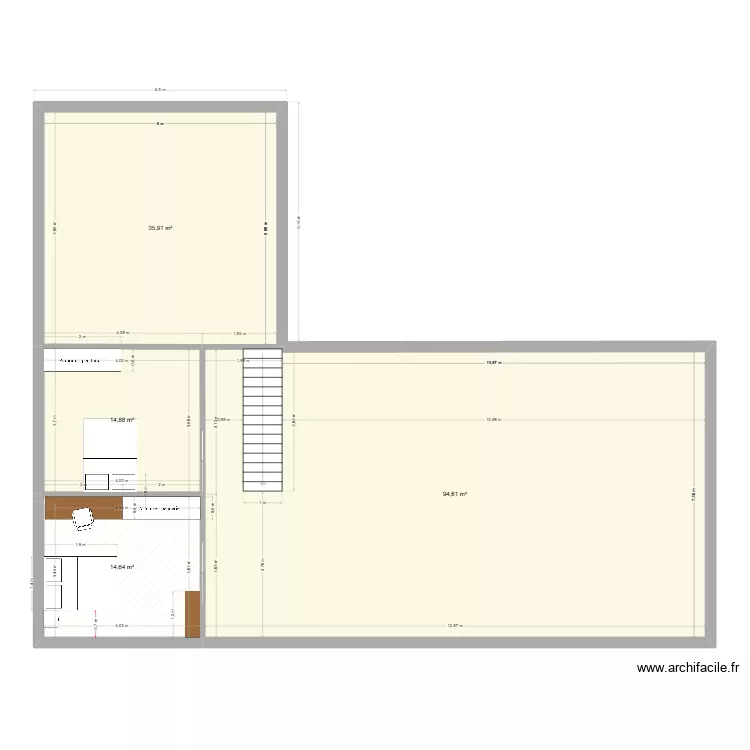 MAISON. Plan de 4 et 160 m² MAISON. Plan de 4 et 160 m²