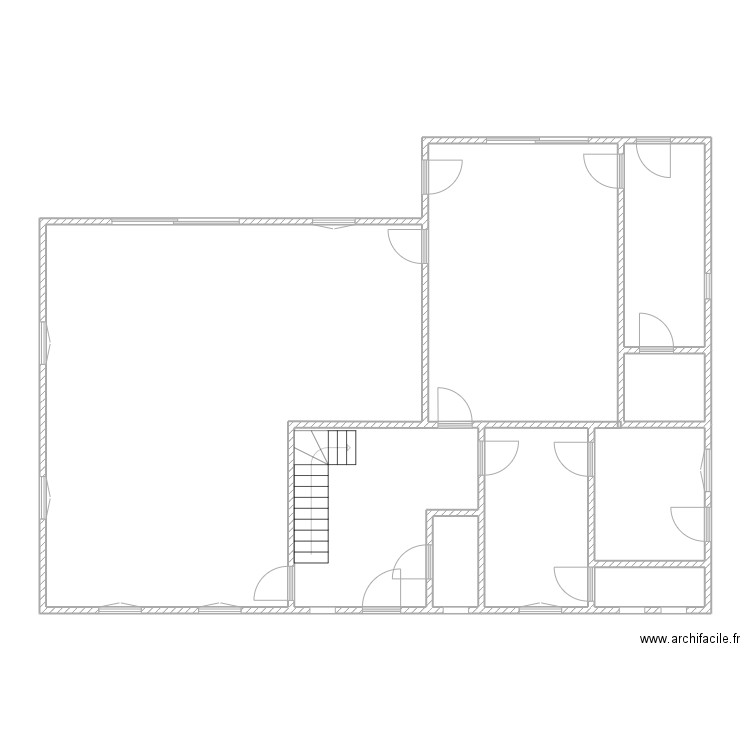 Duquesne. Plan de 8 pièces et 146 m2