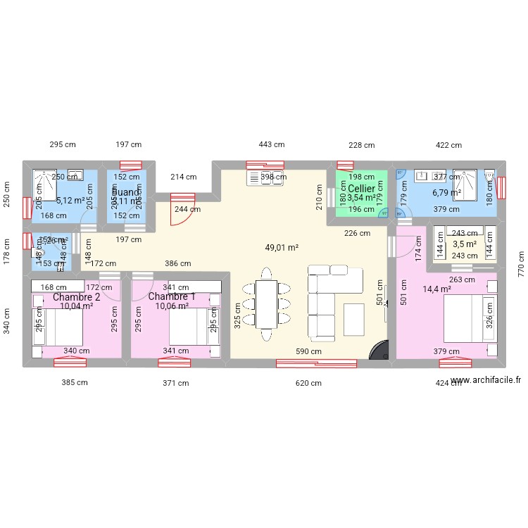 Cali. Plan de 0 pièce et 0 m2