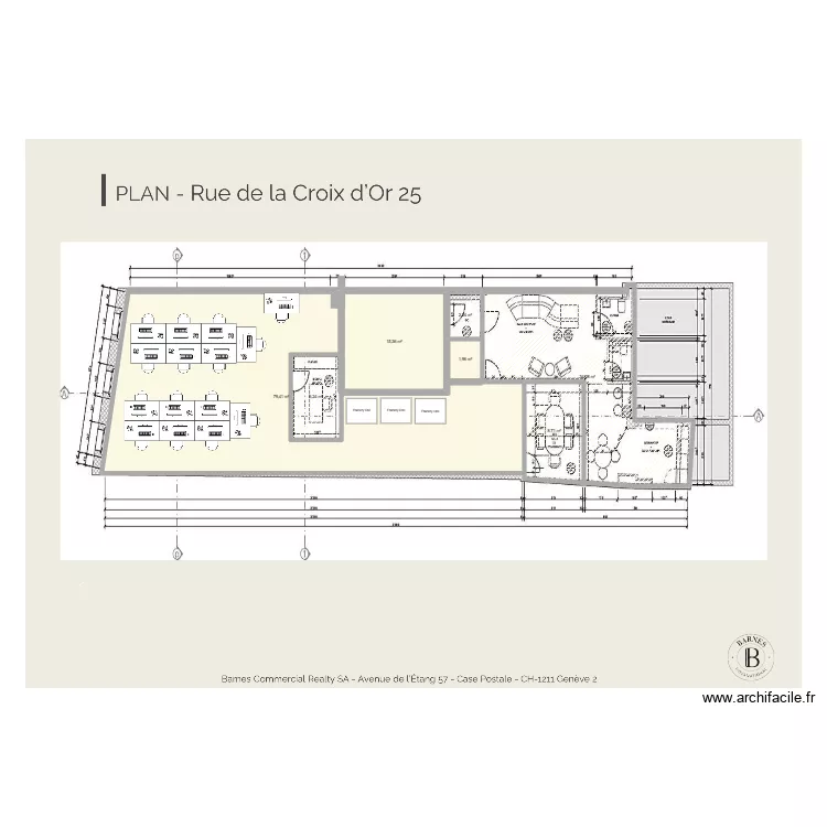 LHH - Croix d'or 25 - 177m2. Plan de 7 et 148 m² LHH - Croix d'or 25 - 177m2. Plan de 7 et 148 m²