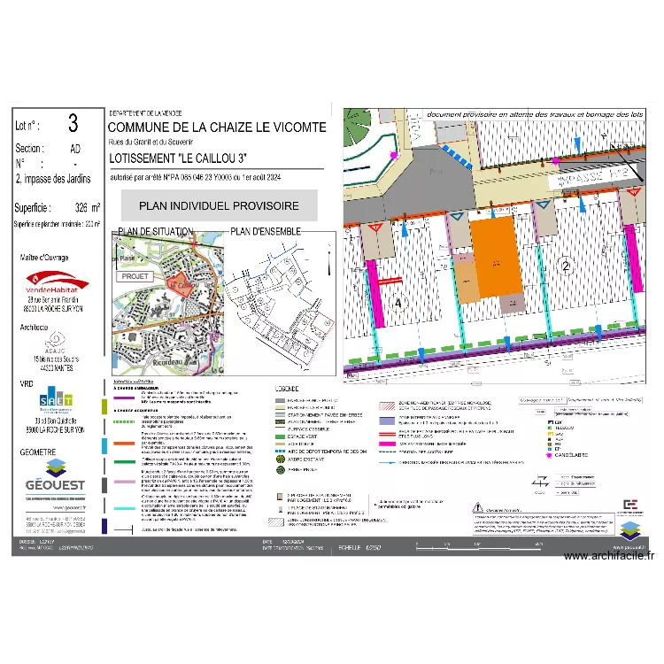 LCLV-Lot 3. Plan de LCLV-Lot 3. Plan de