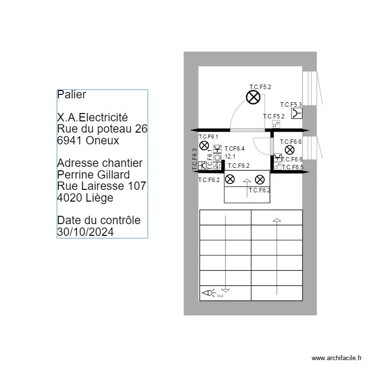 position Gillard.P et 0.5. Plan de 