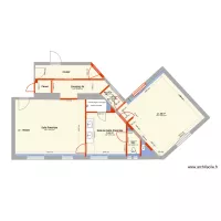 135 Raspail Plan ELEC Couloir Suite Parentale Dressings