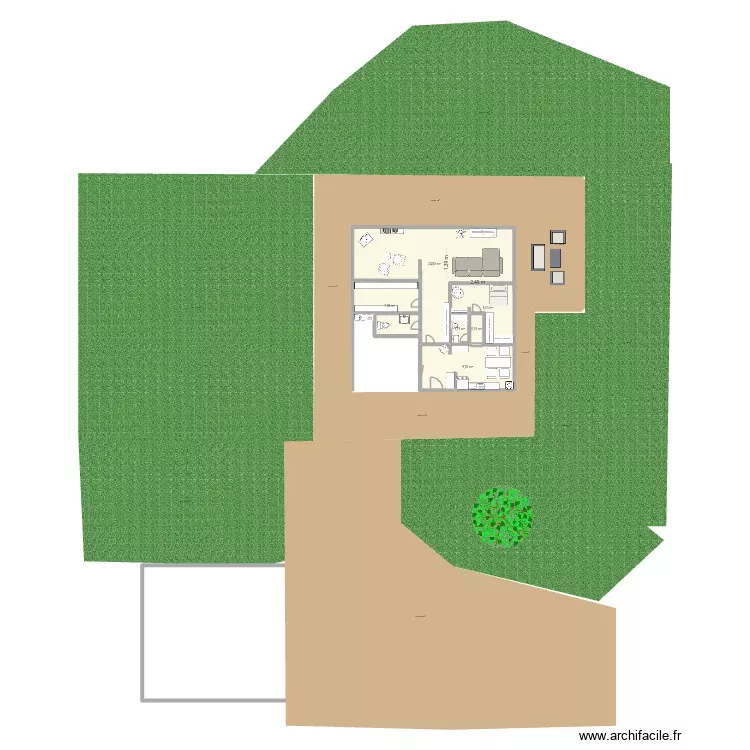 Sitio. Plan de 6 Pièces et 50 m² Sitio. Plan de 6 Pièces et 50 m²