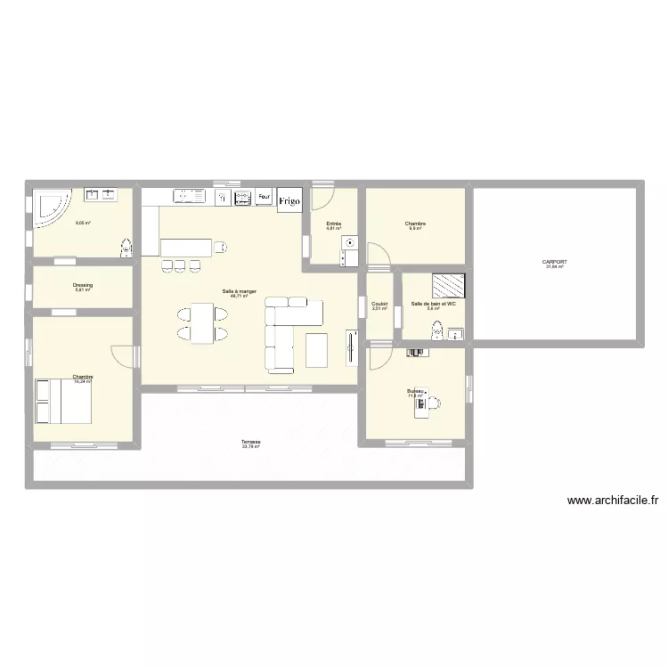 PLAN MAISON. Plan de 