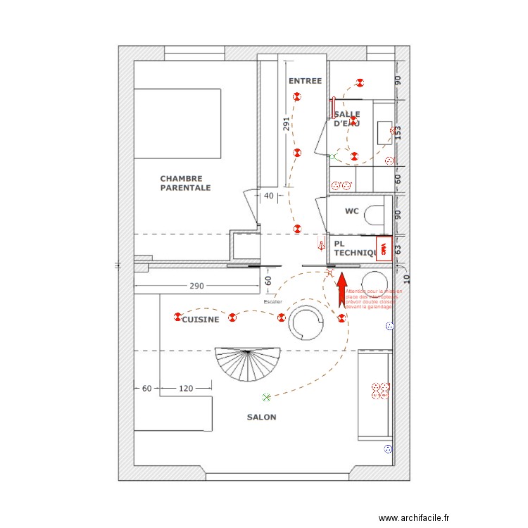 morhan RDC. Plan de 0 pièce et 0 m2