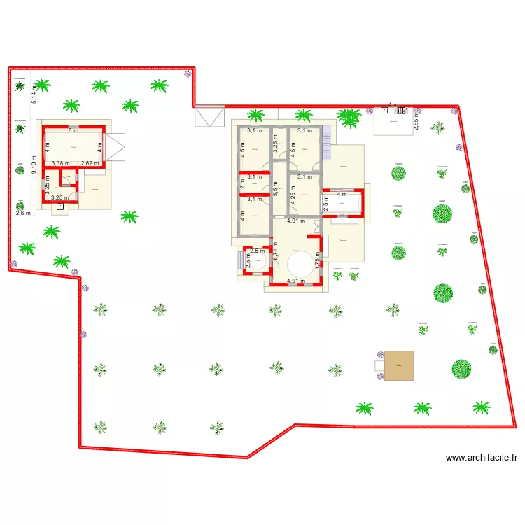 Plan Djerba Mahboubine 1. Plan de 