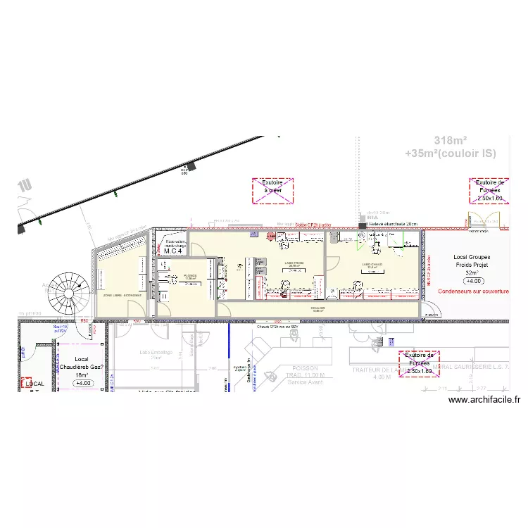 LA MOTTE SERVOLEX V3. Plan de 