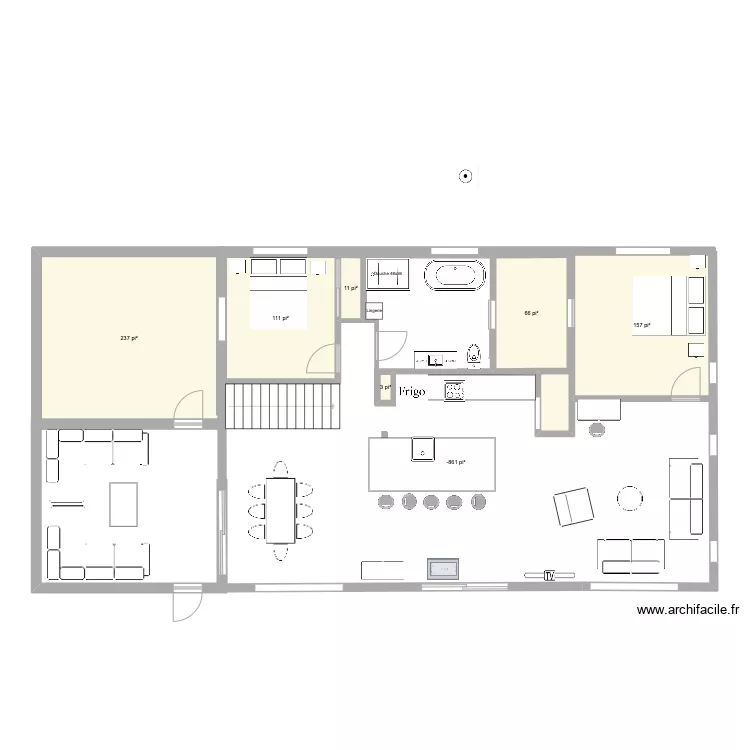 &Eacute;tage Monterey 30x44 -1. Plan de 