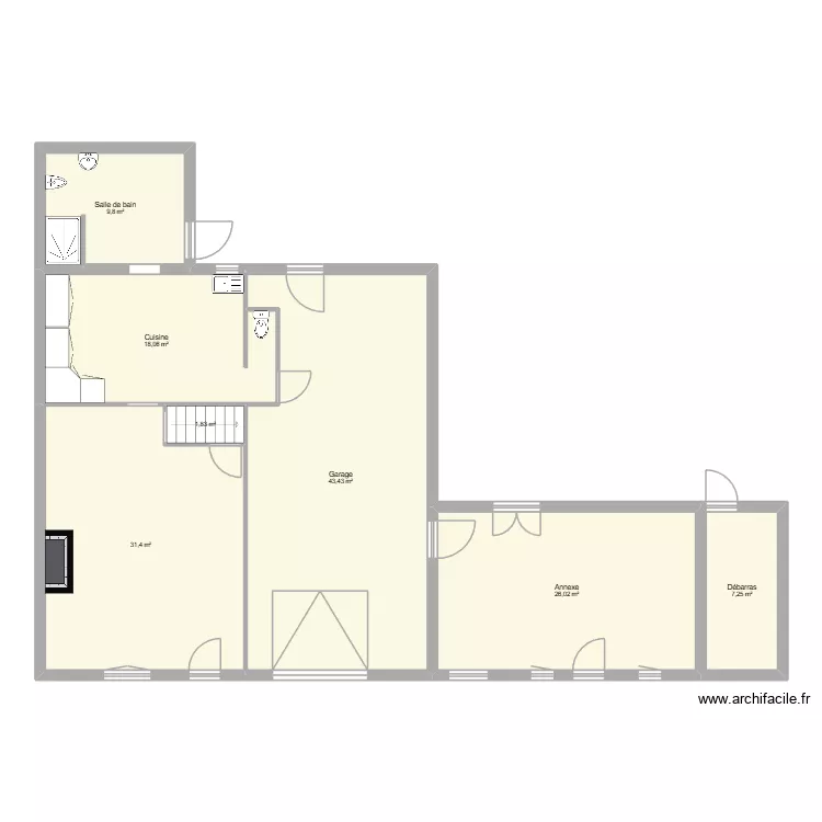 Bulson Camille 2026. Plan de 7  et 138 m²