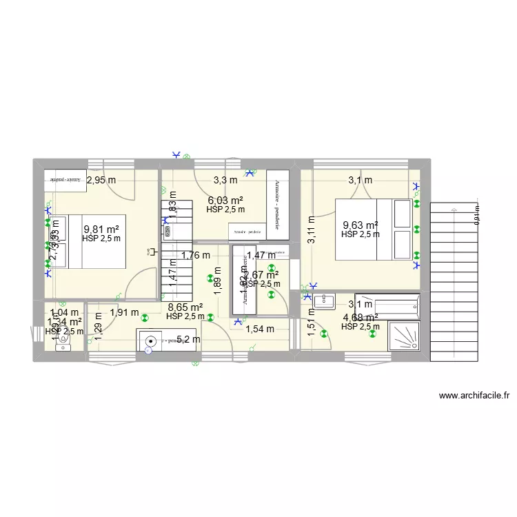 EYGLIERS - EXTENSION 4. Plan de 10 et 101 m² EYGLIERS - EXTENSION 4. Plan de 10 et 101 m²