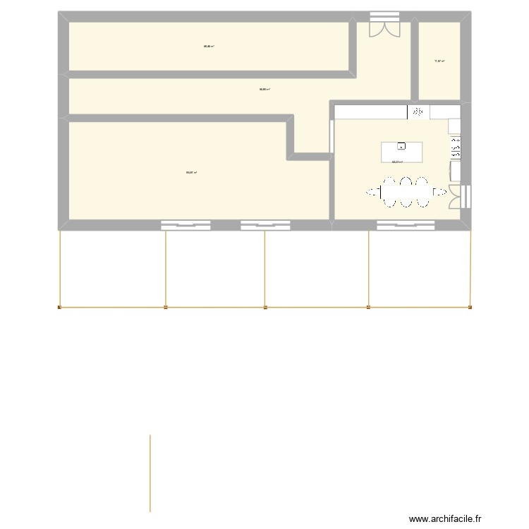 fiac. Plan de 0 pièce et 0 m2