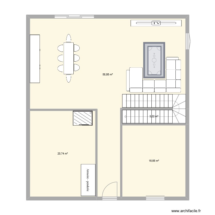 sylvaine. Plan de 0 pièce et 0 m2