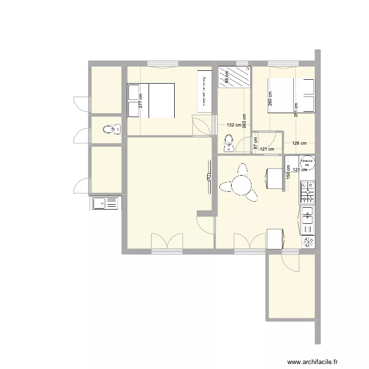 Sainte Marie cotes. Plan de 