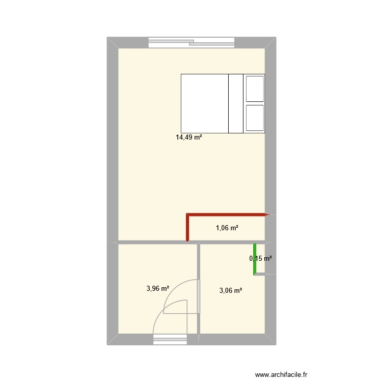 Pornichet am&eacute;nagement. Plan de 0 pièce et 0 m2