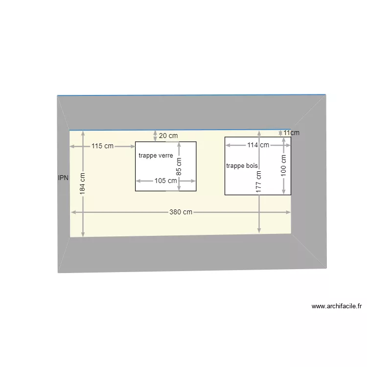 hourdi branceilles. Plan de 