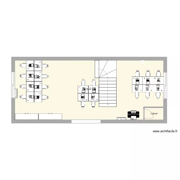 mezzanine. Plan de 