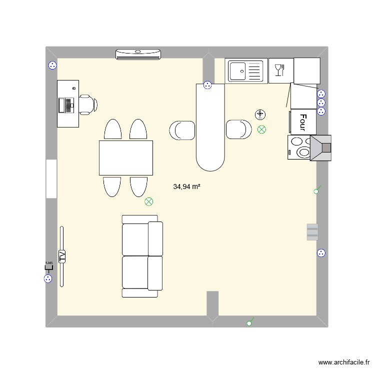 salle de bain. Plan de 0 pièce et 0 m2