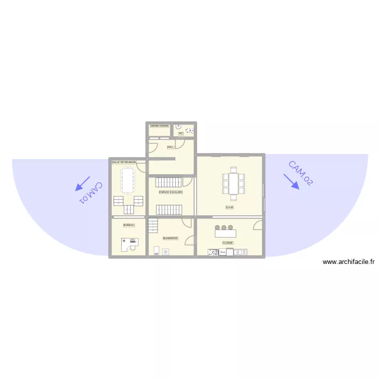 PLAN MERCIER RDC. Plan de 9 et 113 m² PLAN MERCIER RDC. Plan de 9 et 113 m²