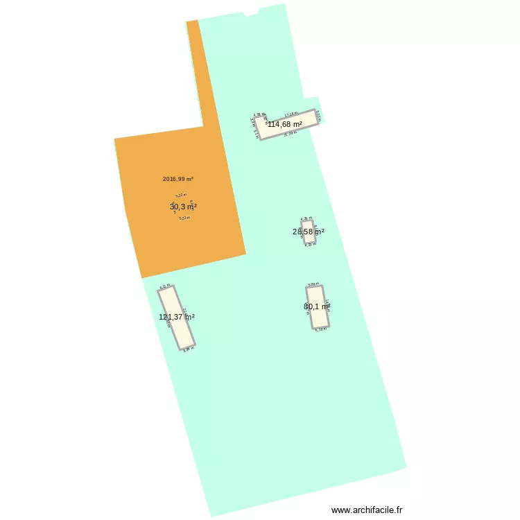 terrain bernard. Plan de 5 et 375 m² terrain bernard. Plan de 5 et 375 m²