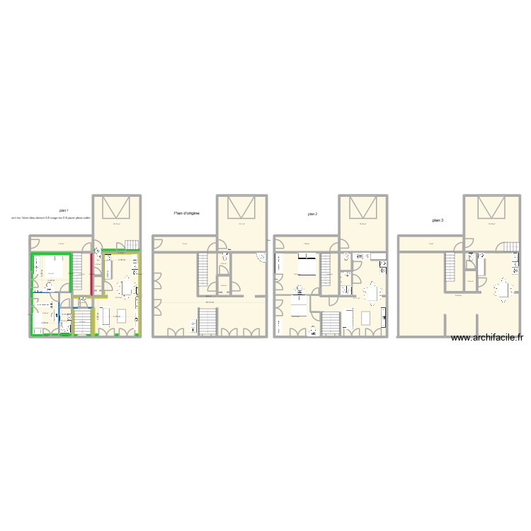 Yvetot 4 RDC. Plan de 0 pièce et 0 m2