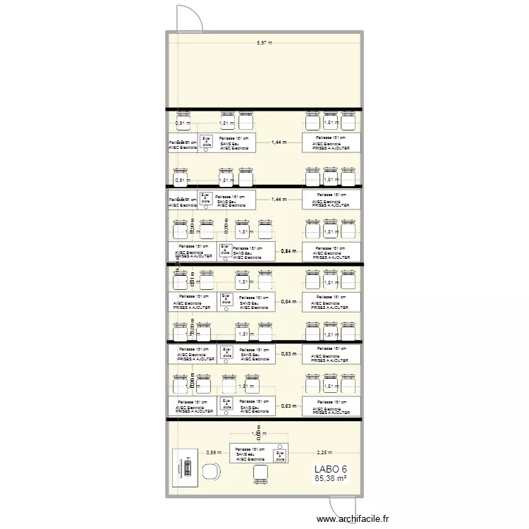6 juillet Labo 6 cours v2. Plan de 1 et 85 m² 6 juillet Labo 6 cours v2. Plan de 1 et 85 m²