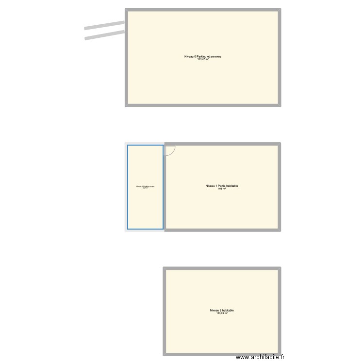 Chalet implantation. Plan de 0 pièce et 0 m2
