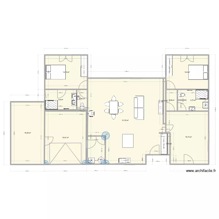intima sic bis. Plan de 12 pièces et 156 m² intima sic bis. Plan de 12 pièces et 156 m²