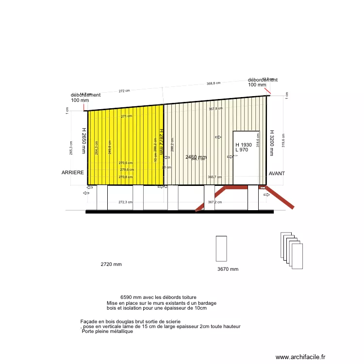 DP4 COTE GAUCHE ACTUEL.. Plan de 