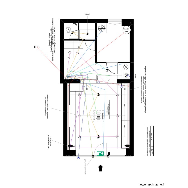 BAAN ISSAN ÉLECTRICITÉ. Plan de 0 pièce et 0 m2