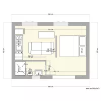 studio 20m2 mod&egrave;le 1