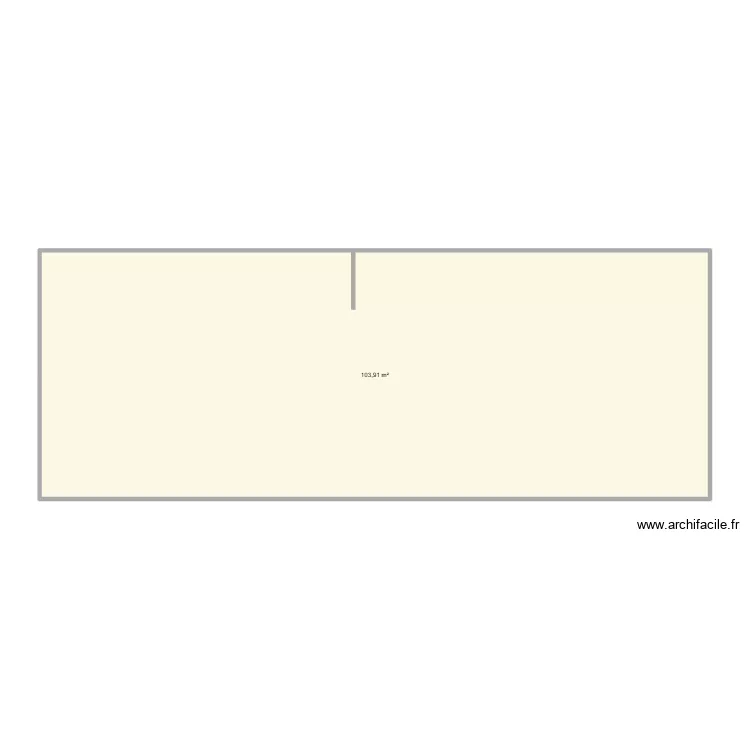 Plan zone clim. Plan de 1  et 104 m²