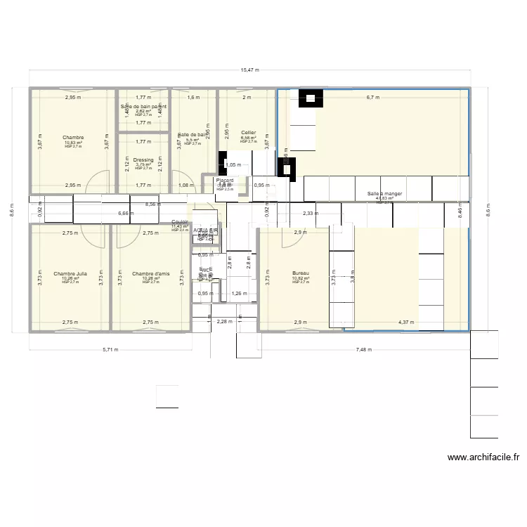 plan carrelage BRAOJOS. Plan de 