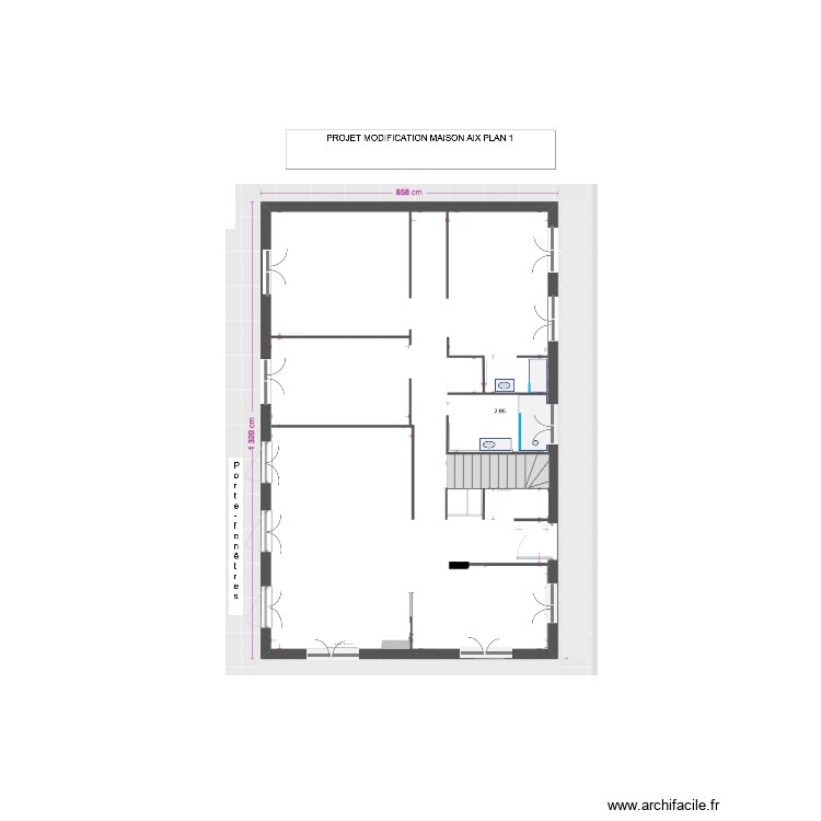 MAISON AIX BLANDIN INTERS. Plan de 0 pièce et 0 m2