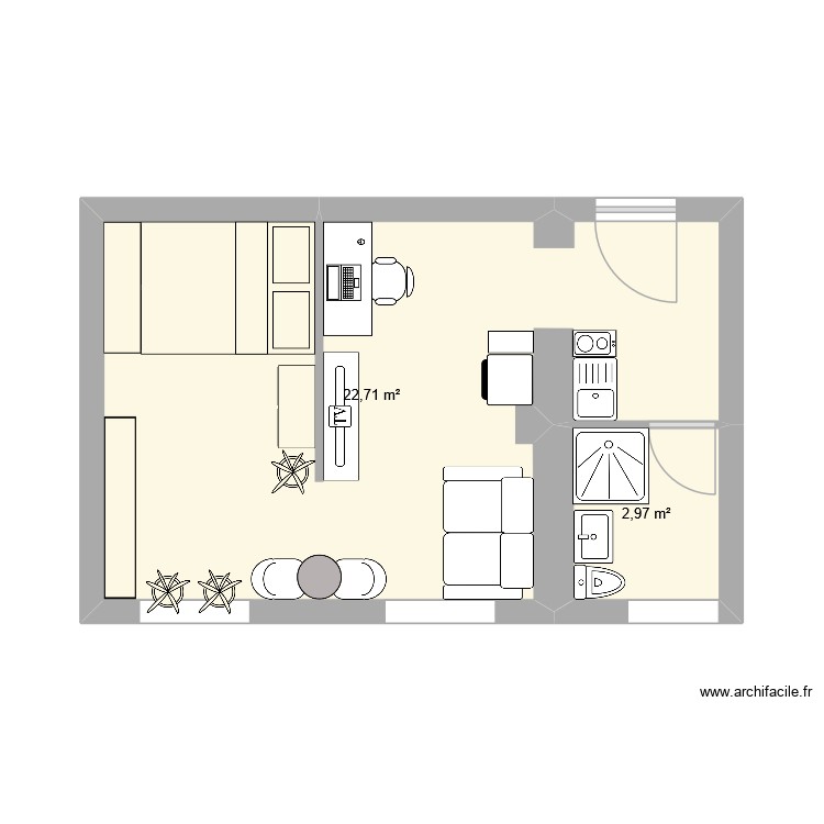 maiz. Plan de 0 pièce et 0 m2