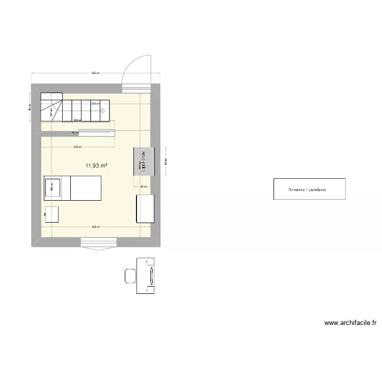 amenagement chambre 9M2:000. Plan de amenagement chambre 9M2:000. Plan de