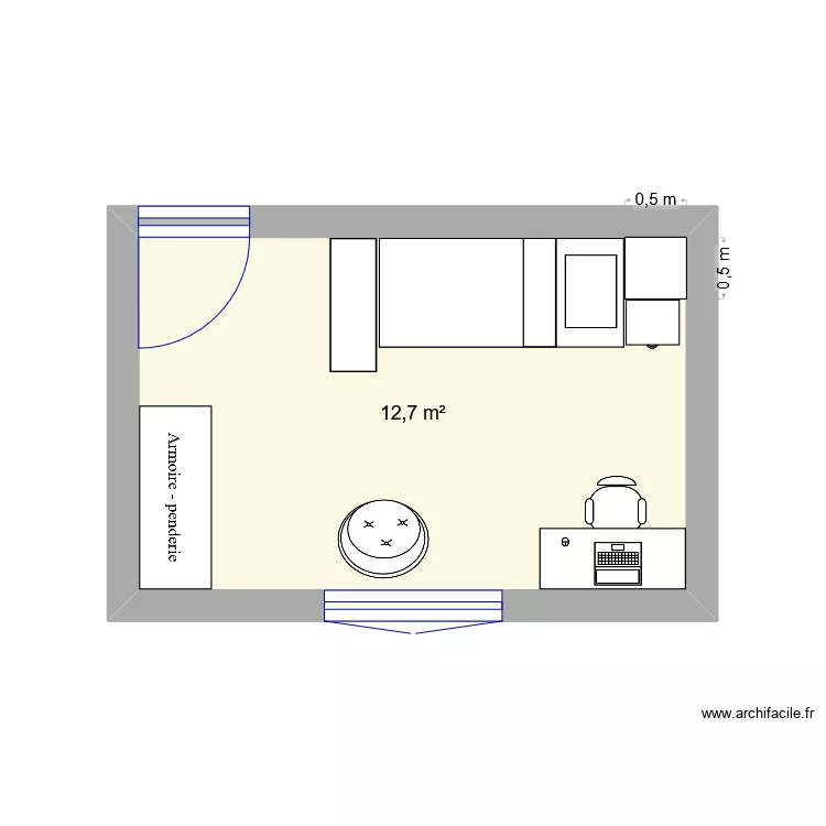 Chambre Julie 3. Plan de Chambre Julie 3. Plan de