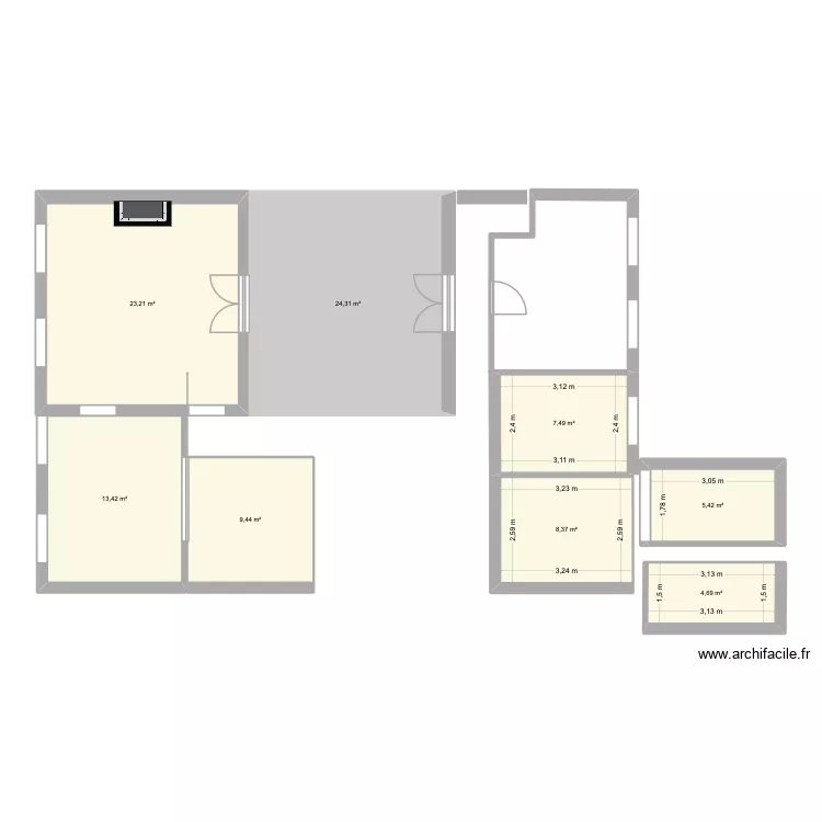 Raymond4 3. Plan de 8 et 96 m² Raymond4 3. Plan de 8 et 96 m²