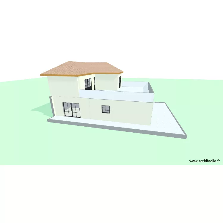ETAGE 2.1 BIS. Plan de 18  et 271 m²