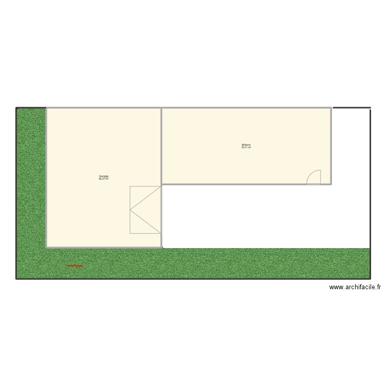 extérieur. Plan de 0 pièce et 0 m2