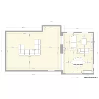 Extension salon isolation meubl&eacute;