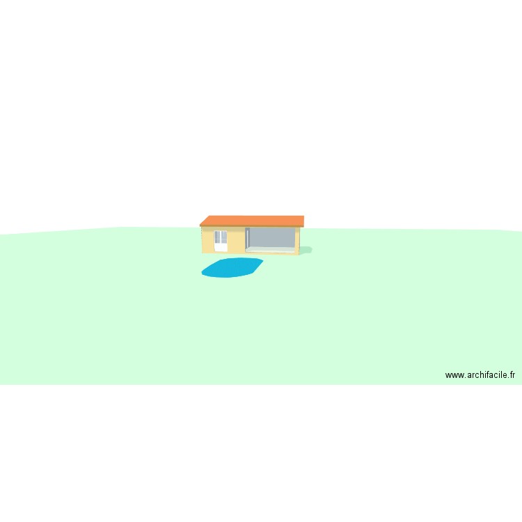 PLAN PROJET 3d. Plan de 4 pièces et 87 m2