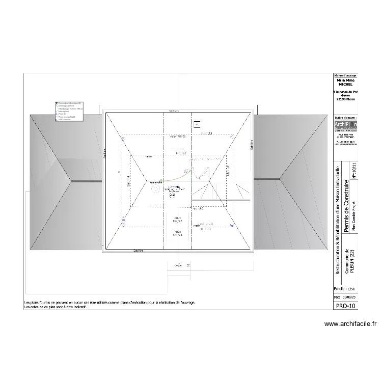 MICHEL_PLAN COMBLE. Plan de MICHEL_PLAN COMBLE. Plan de