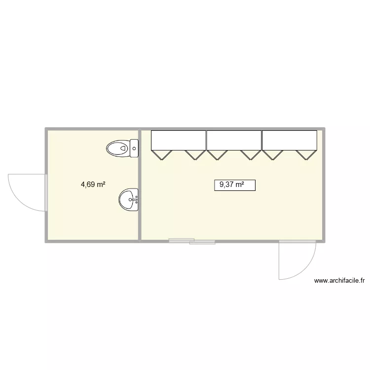 CASARTELLI CHANTIER ST ETIENNE. Plan de 