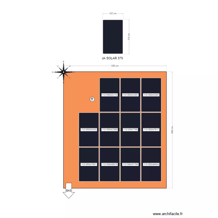 CALEPINAGE M. TOPULOS. Plan de CALEPINAGE M. TOPULOS. Plan de