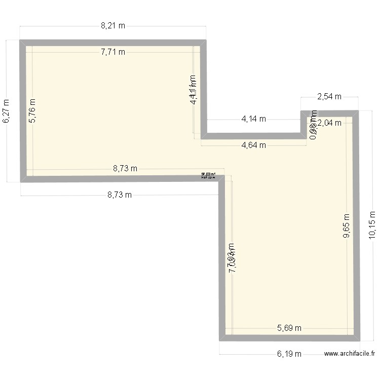 magasin montreuil. Plan de 1 pièce et 97 m2
