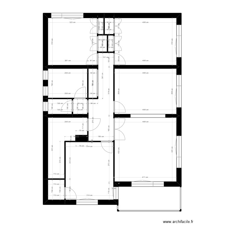 CLEMENT. Plan de 17 pièces et 184 m2