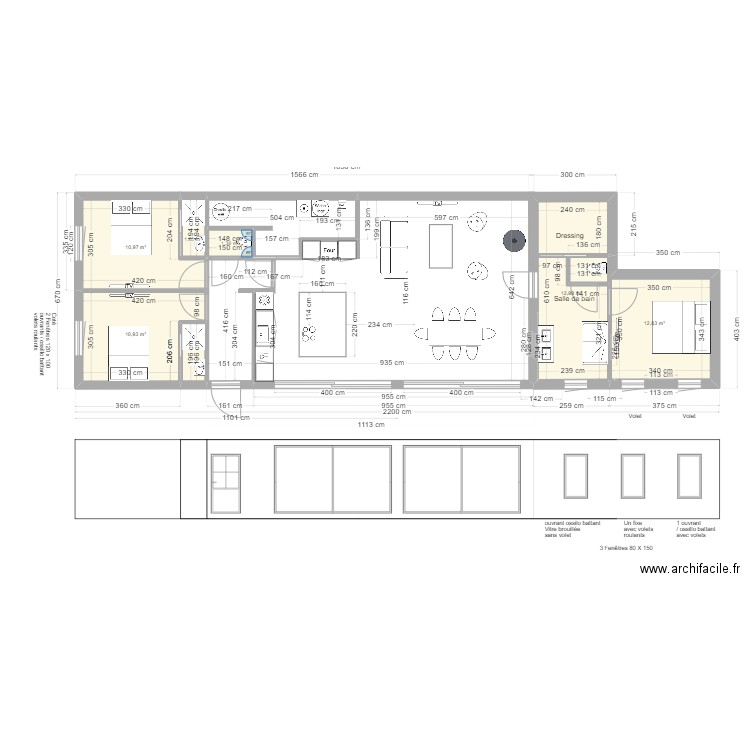 PROJET CAILLE - AMENAGEMENT INTERIEUR PLAN B. Plan de 0 pièce et 0 m2