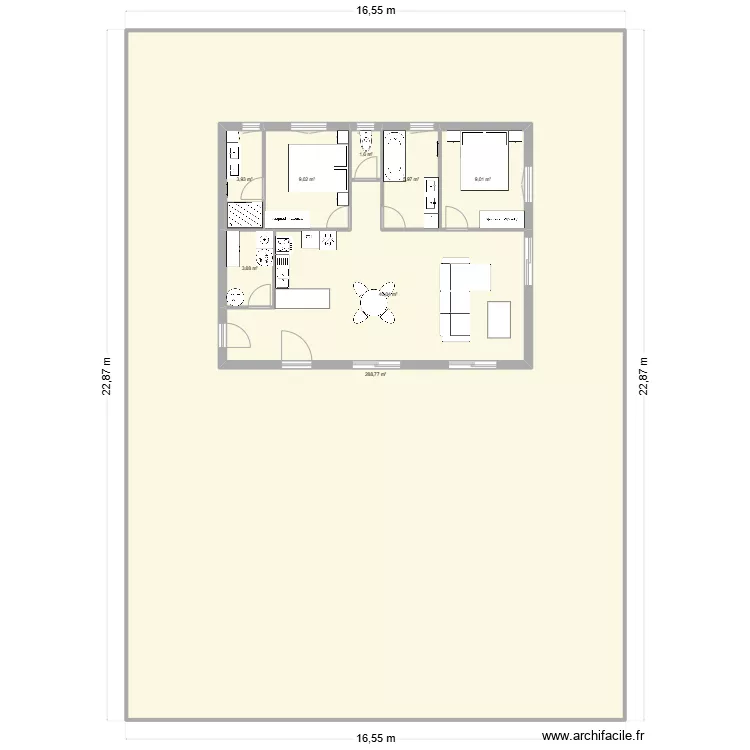 Maison Steph. Plan de 